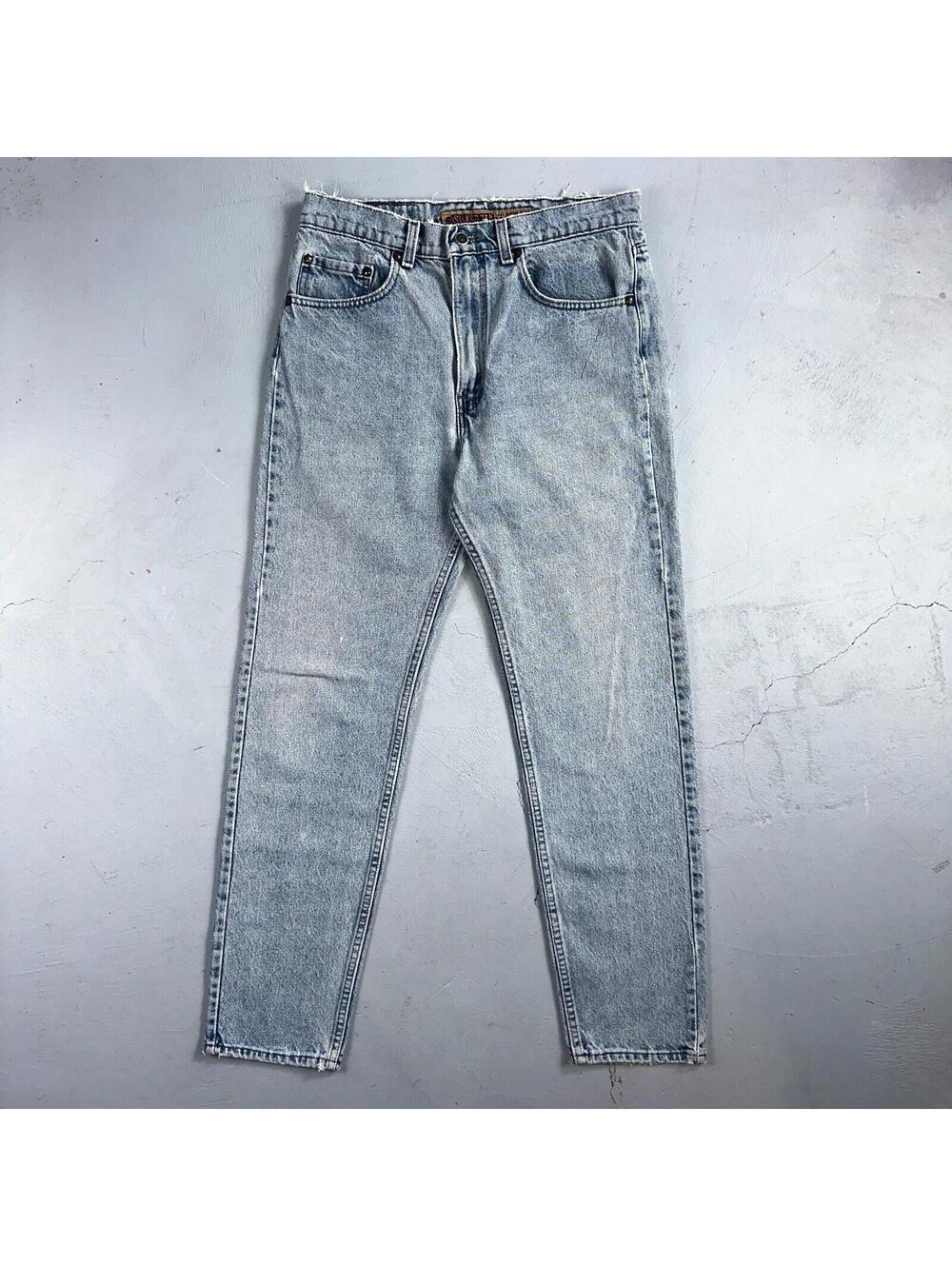 Levis 525 Silver Tab USA Vintage 90s Skater Jeans Light Wash Act 32x32 Act 30x30